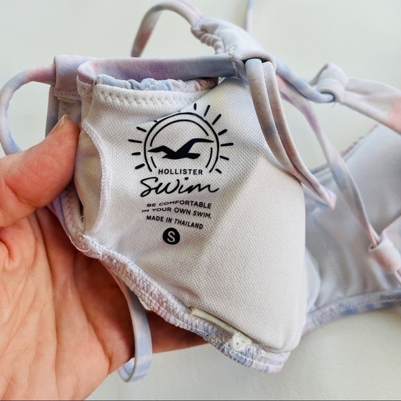 Hollister Smocked Tie Dye String Bikini Size Small - Picture 8 of 11